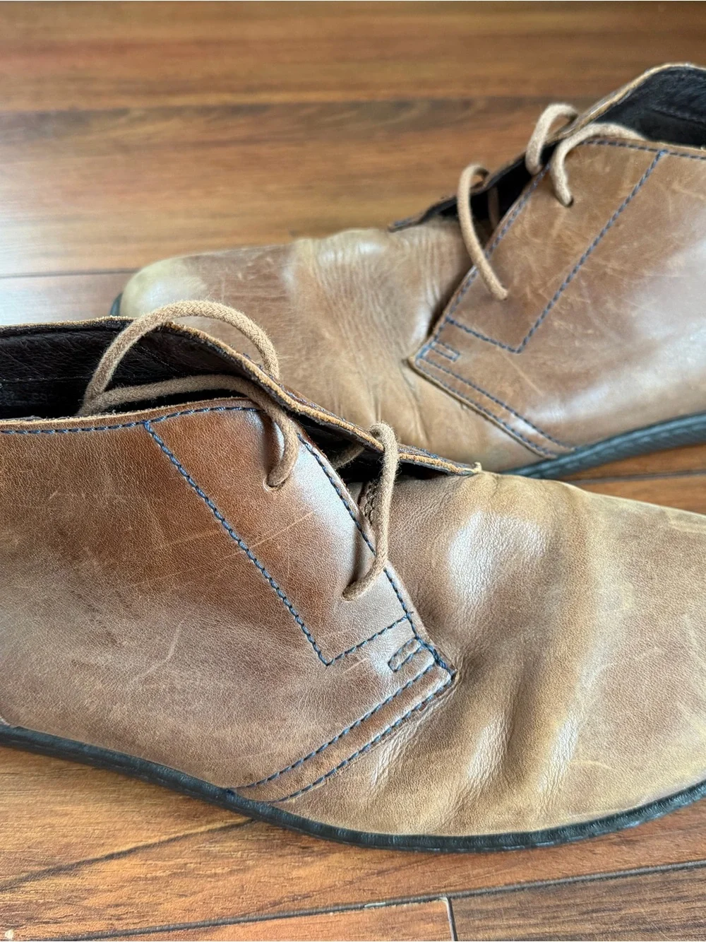 Born Men's Brown Leather Chukka Boots